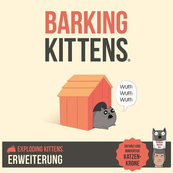Actual product image Exploding Kittens Barking Kittens (German)