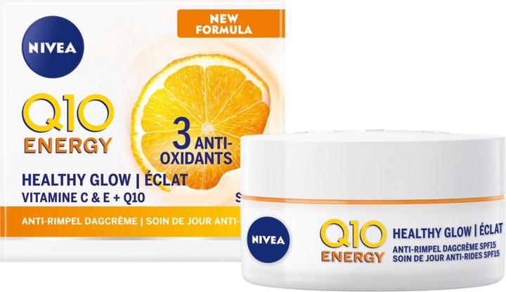Actual product image NIVEA Q10plusc Anti-Wrinkle +Energy Day Cream - Spf 15 - 50ml (50 ml, Day cream, SPF 15)