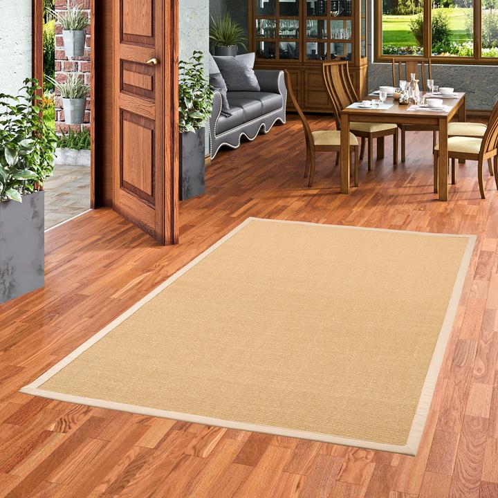 Image du produit Pergamon Tapis en sisal Natura Classique avec bordure (120 x 170 cm)