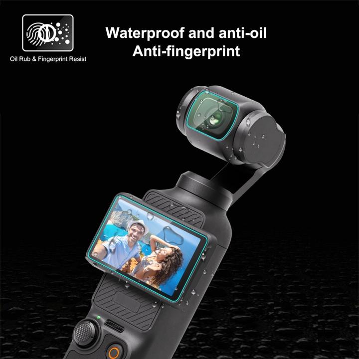 Produktbild Puluz Tempered Glass Lens Protector + Screen Film