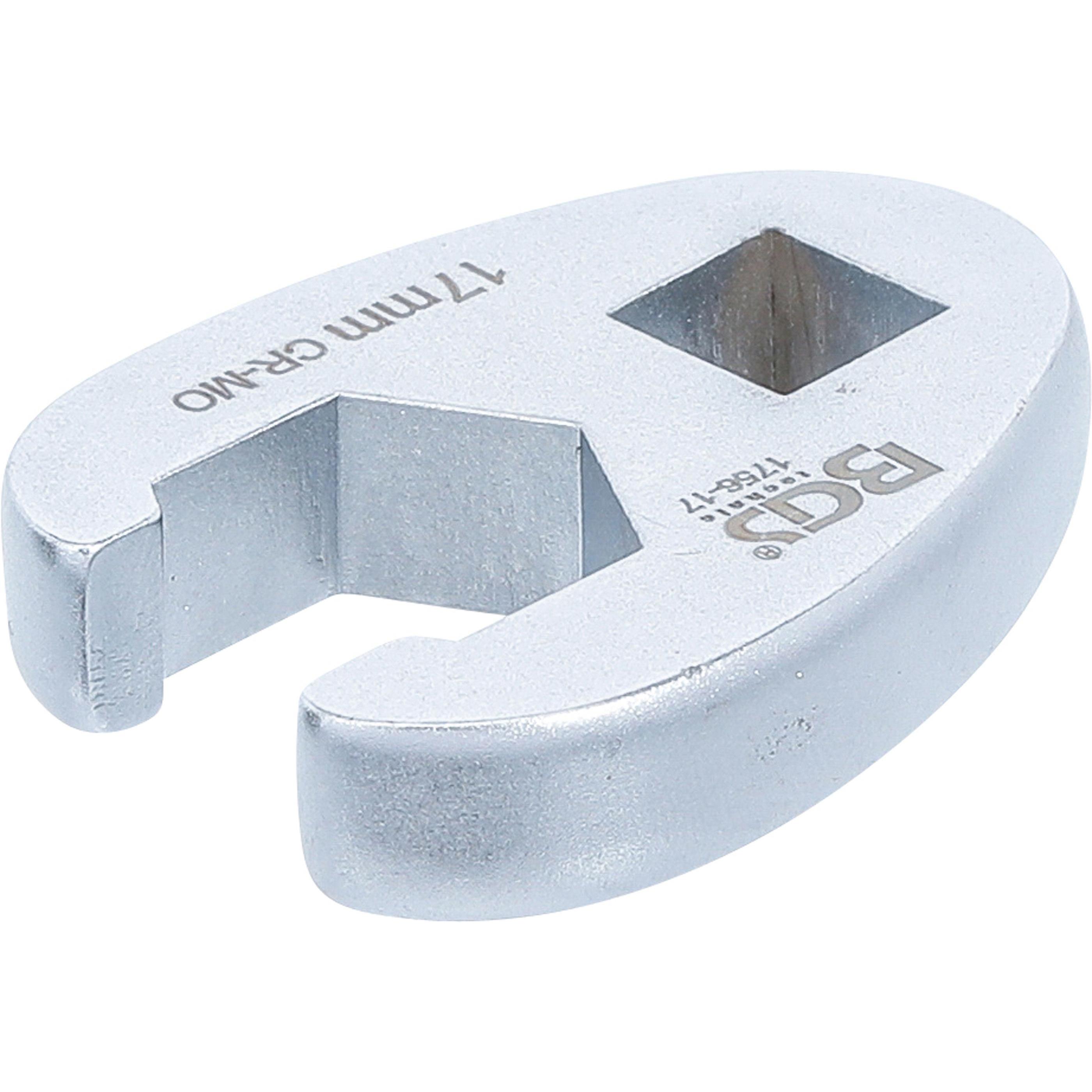BGS, Steckschlüssel + Stecknuss, Hahnenfussschlüssel Antrieb Innenvierkant 10 mm (3/8") SW 17 mm (17 mm)