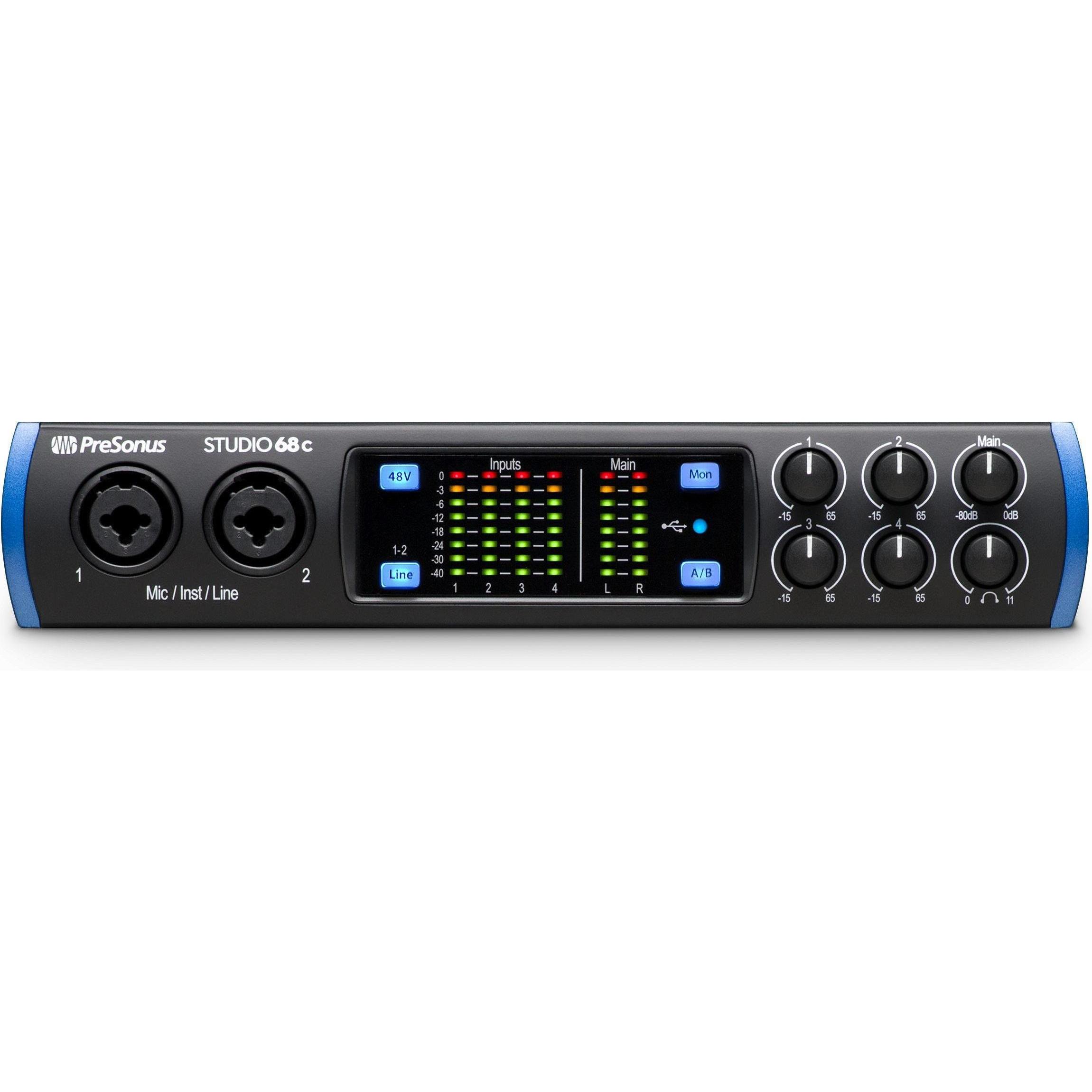 PreSonus Studio 68c (USB), Audio Interface, Blau