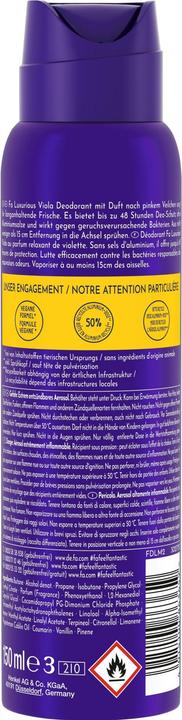 Produktbild Fa Deo Spray Relaxing Luxurious Viola 150 ml (Spray, 150 ml)