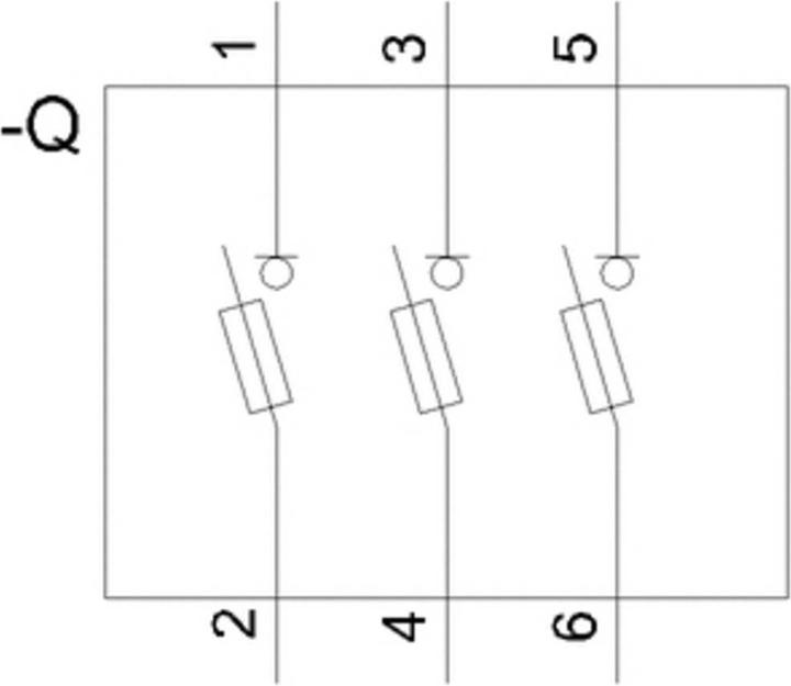 Image du produit Siemens Interrupteur-sectionneur à fusibles NH00 160 A