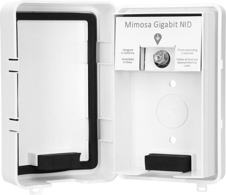 Actual product image Mimosa 100-00039(NID) - NID - Gigabit Network Interface Device, ESD protection and grounding point (Network Accessories)