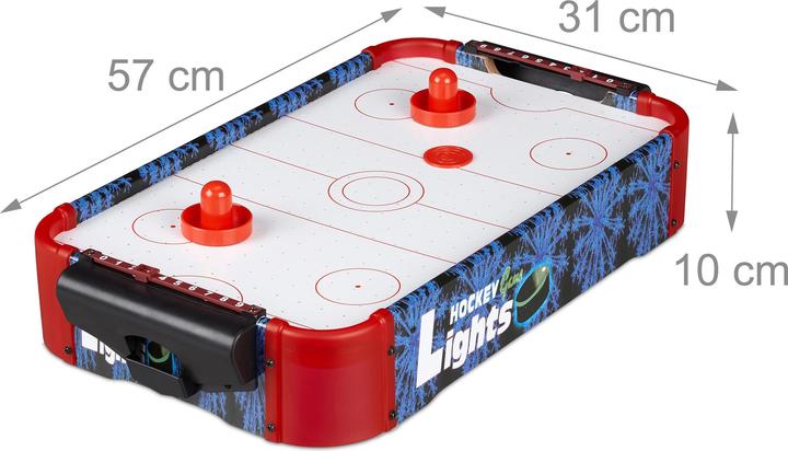 Relaxdays LED Tabletop Air Hockey