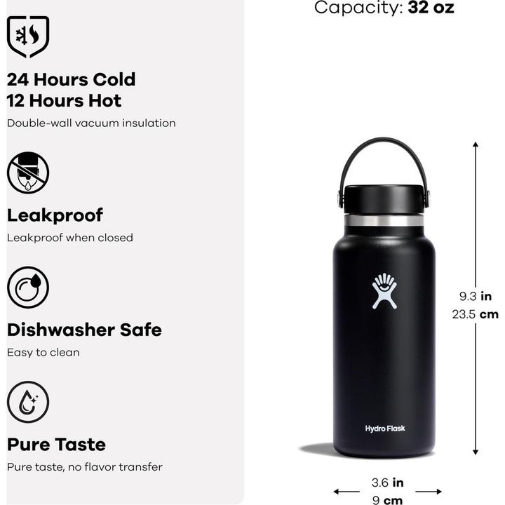 Actual product image Hydro Flask 32 oz Wide Mouth (0.95 l)