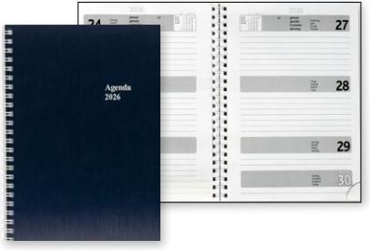 Produktbild Simplex Geschäftsagenda Wire-O (148 x 208 mm, Deutsch, Französisch, Italienisch, Englisch)