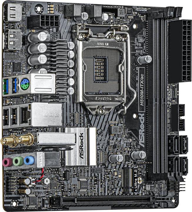 Produktbild AsRock H510M-ITX/ac (LGA 1200, Intel H510, Mini-ITX)