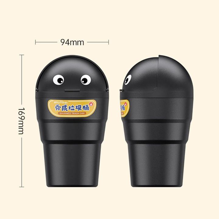 Produktbild König Design KFZ Automülleimer Aufhängung mit Deckel Auslaufsicher Abfallsammler Organizer (0.52 l)
