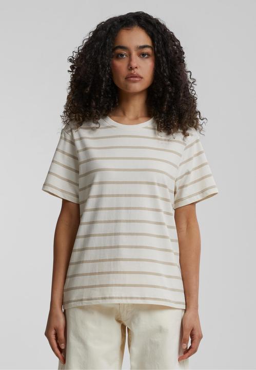 Actual product image Urban Classics Ladies Striped Boxy Tee - 137791 (XS)
