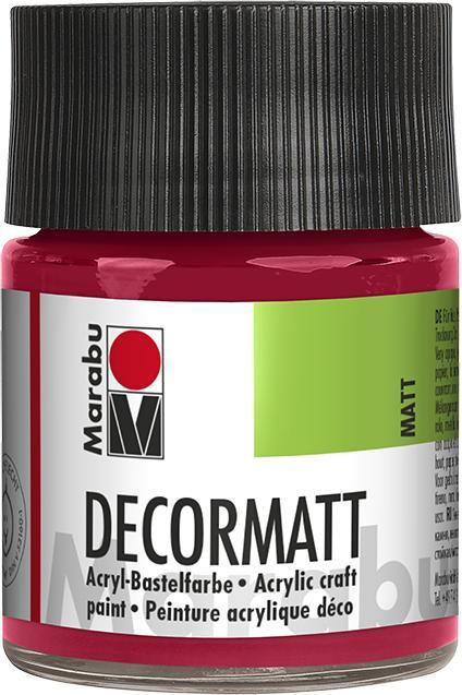 Immagine prodotto Marabu Vernice acrilica "Decormatt", marrone chiaro, 50 ml, in barattolo (Marrone chiaro, 50 ml)