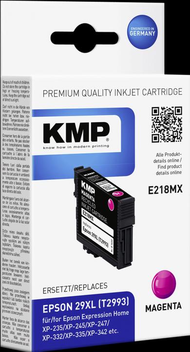 Produktbild KMP E218MX Tintenpatrone kompatibel mit Epson T 2993 XL (M)