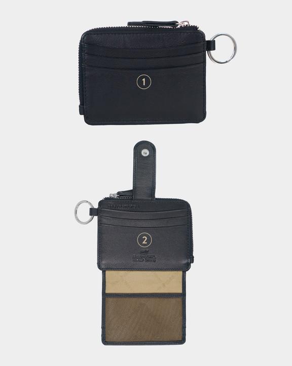 Actual product image Braun Büffel JOY RFID mit Schlüsselring 8CS black