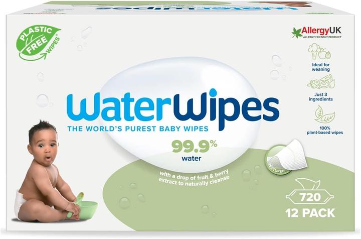 WaterWipes Bio Soapberry Wipes (720 Piece)