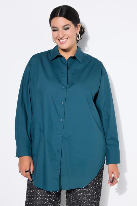 Actual product image Studio Untold Back Button Long Sleeve Blouse (60)