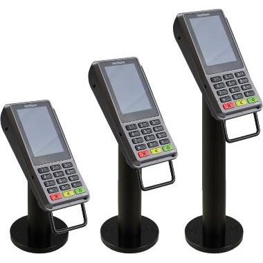 Max Michel Halterung für Verifone P200/P400, runde Abdeckung, Pole 180 mm, Barcode-Scanner Zubehör