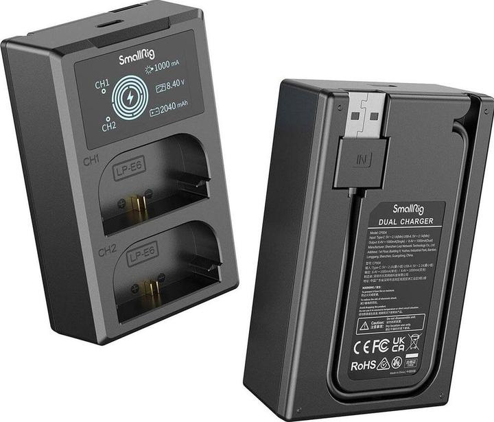 Actual product image SmallRig 4084 LP E6NH Camera Battery Charger (Camera battery charger)