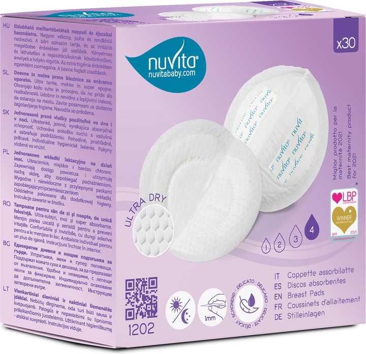 Nuvita Stilleinlagen für Tag und Nacht (30 x)