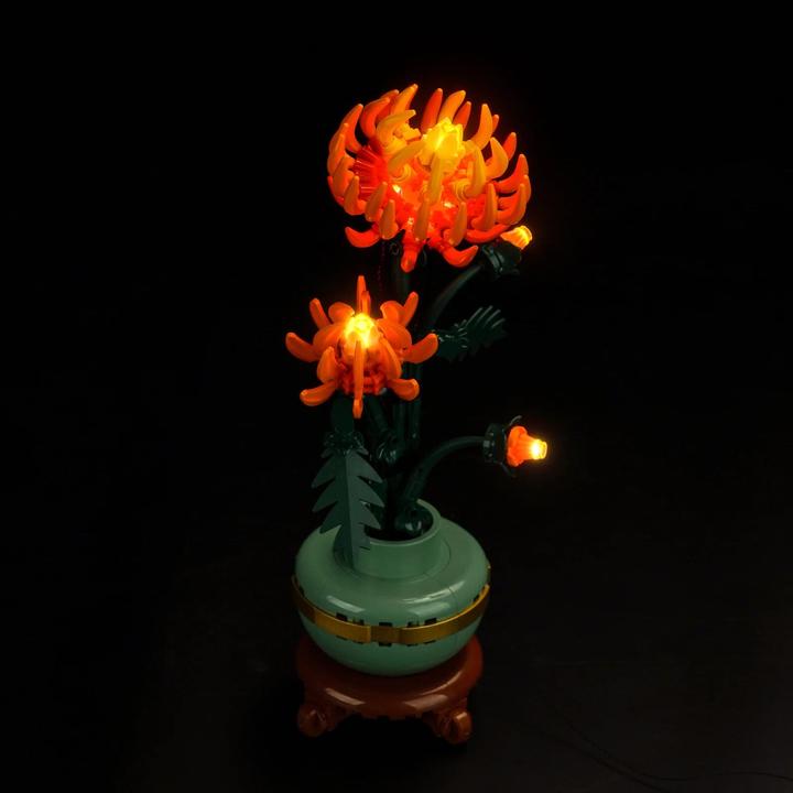 Produktbild BrickBling LED Licht Set für LEGO - Chrysantheme (10368)