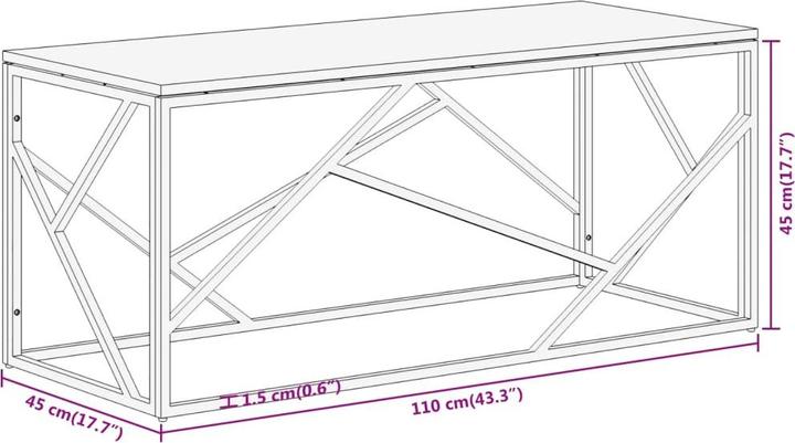 Produktbild vidaXL Couchtisch