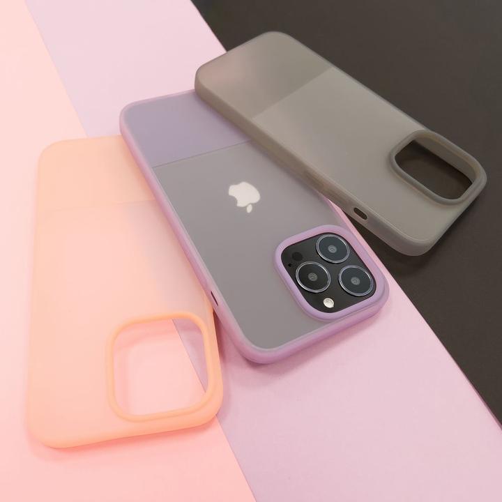 Immagine prodotto Kingxbar Custodia della serie Plain Cover per iPhone 13 Pro Max Custodia in silicone rosa (Apple iPhone 13 Pro Max)