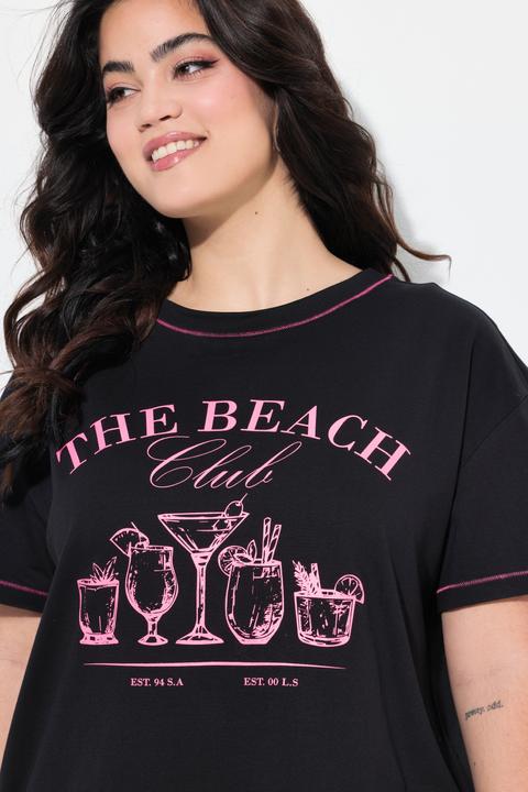 Produktbild Angel of Style T-Shirt, Boxy Fit, Cocktails, Halbarm (48)