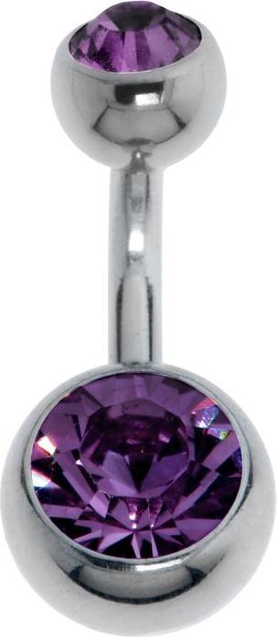 Image du produit Bijouteria Piercing nombril (Cristallin, Titane)