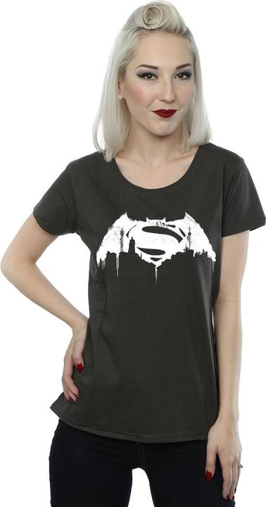 Produktbild Batman v Superman Beaten Logo Baumwolle TShirt (M)