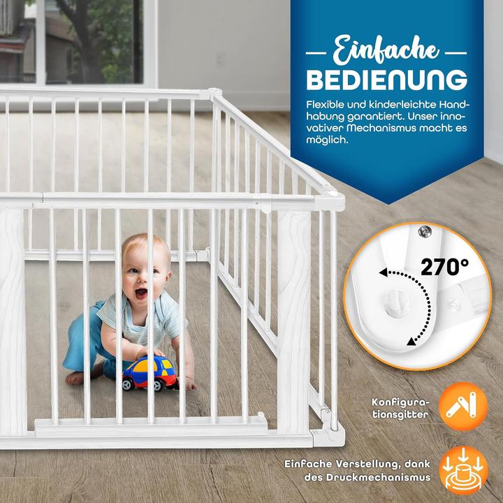 Image du produit Kiduku Parc pour bébé (720 cm, Pin)