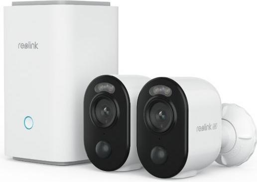 Actual product image Reolink Home Hub med 2x Argus 3 Ultra 4K camera