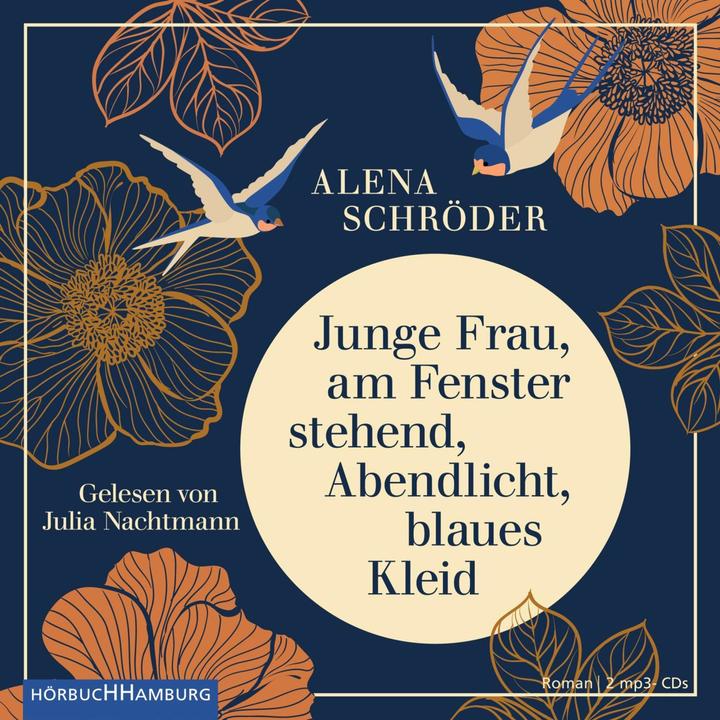 Image du produit Jeune femme, debout à la fenêtre, lumière du soir, robe bleue (Julia Nachtmann, Alena Schröder, Allemand)