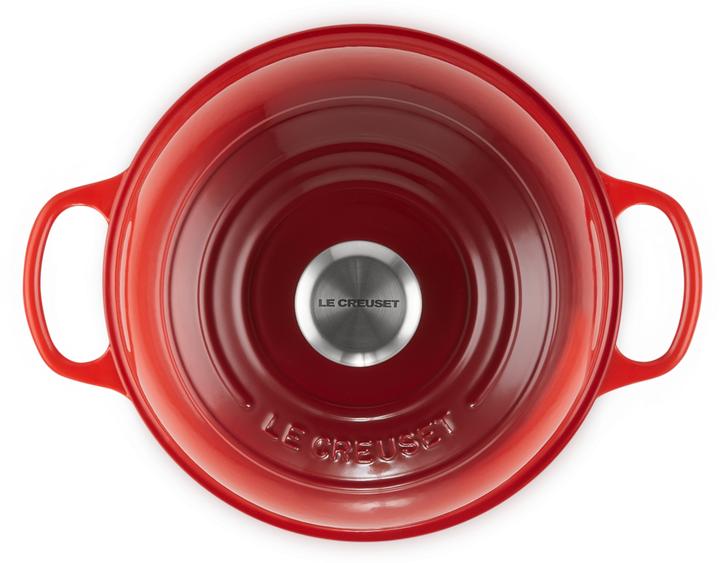 Produktbild Le Creuset Bräter für Brot 24cm kirschrot (24 cm, Bräter + Schmortopf, Gusseisen)