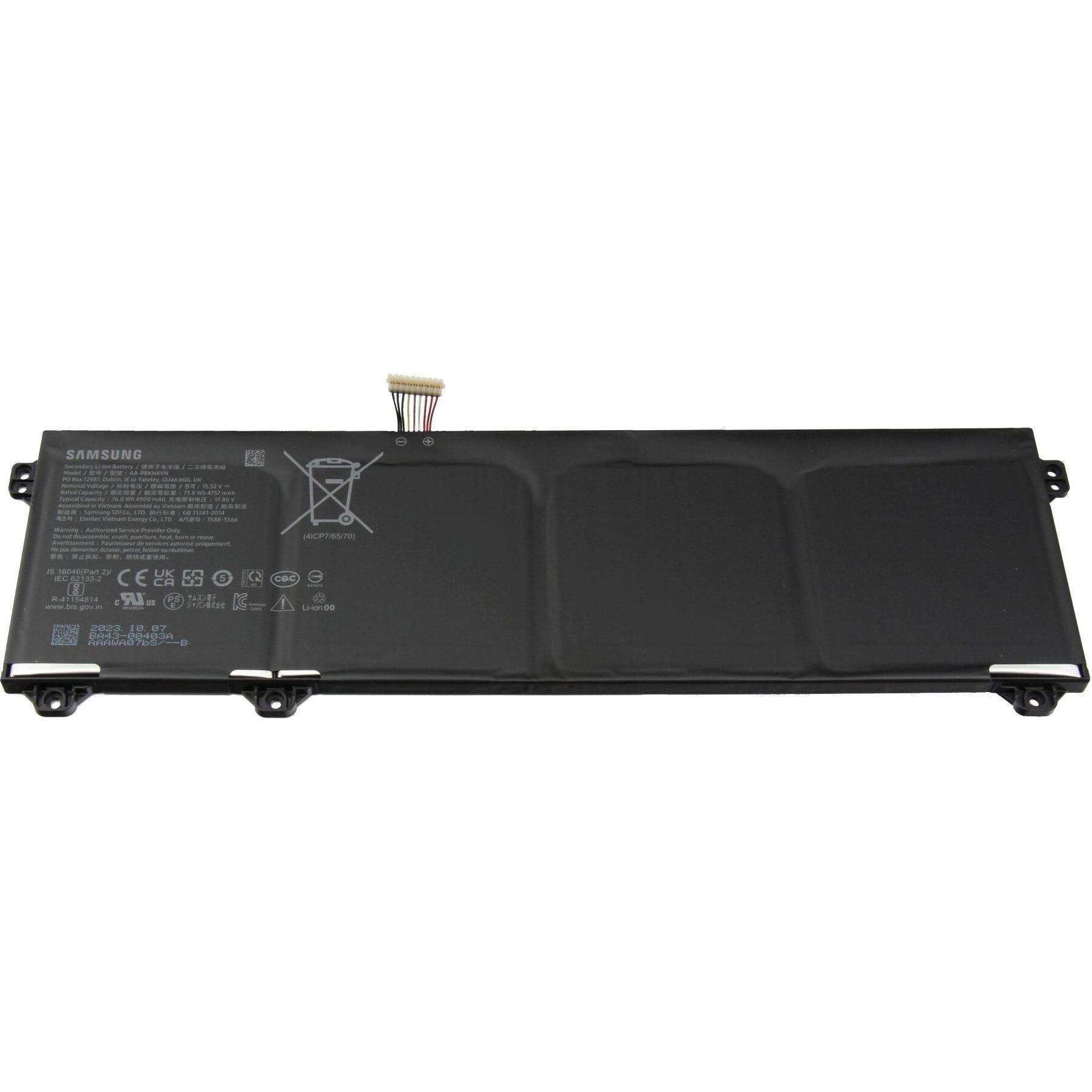 Samsung BA43-00403A (4 Zellen, 4900 mAh), Notebook Akku