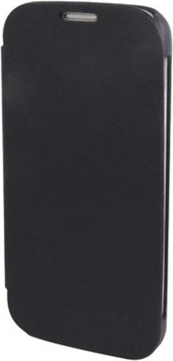 Produktbild König Design Handyhülle für Samsung Galaxy S4 Schutztasche Wallet Cover 360 Case Etui Schwarz (Samsung Galaxy S4)