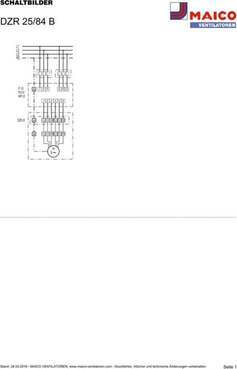 Produktbild Maico MAI DZR 25/84 B Axial-Rohrventilator
