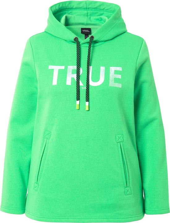 Produktbild Ulla Popken Hoodie, True, Kapuze, Kordel, Taschen, Langarm (56)
