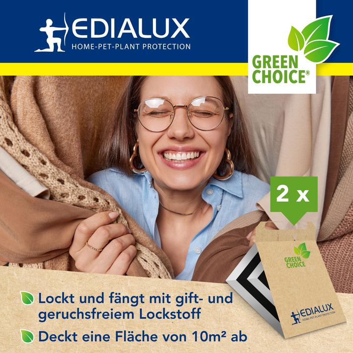 Productafbeelding Edialux Green Choice - Gewone kleermottenval, 2 stuks