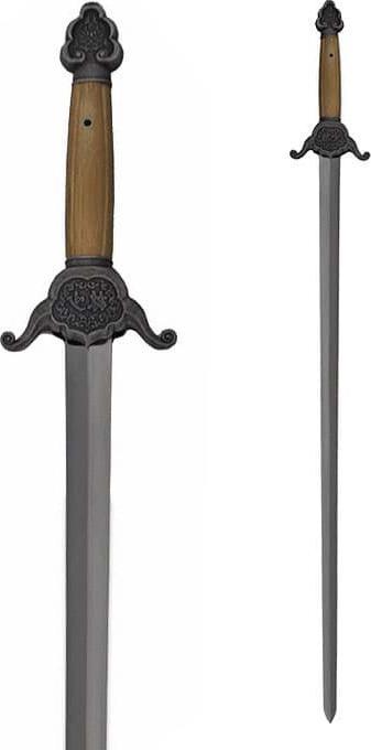 Actual product image Hanwei Shaolin Jian with steel fittings