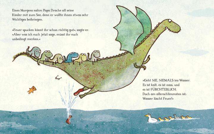 Immagine prodotto Der kleine Drache, der kein Feuer spucken konnte (Tedesco, Gemma Merino, 2021)