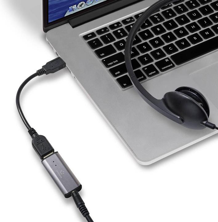Actual product image Renkforce USB Bridge USB Headphone DAC USB Audio DAC 24-bit/96kHz (USB-DAC)