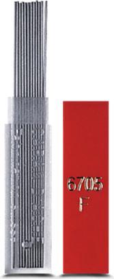 Image du produit Caran d'Ache Polymer-Minen (Recharger, Noir, 0.50 mm)