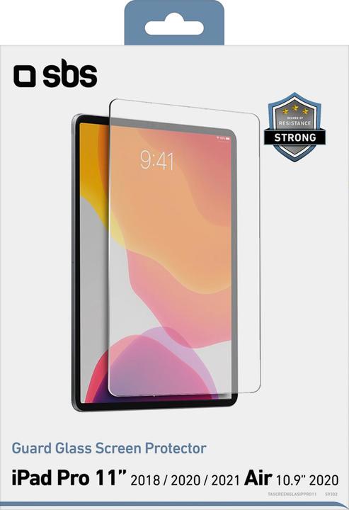 Actual product image SBS Glass screen protector for iPad Pro 11” 2018 (1 pcs., Apple iPad Pro 11 2018, Apple iPad Pro 11 2020, Apple iPad Pro 11 2021, Apple iPad Pro 11 2022)