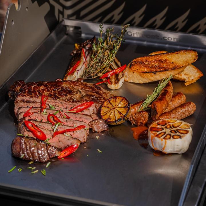 Actual product image Grillrost Grillplatte Plancha 40x30cm