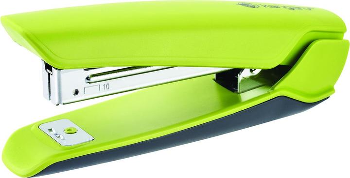Actual product image Kangaro Stapler, staples up to 15 sheets, plastic, in pp-box, green (15 Sheets)