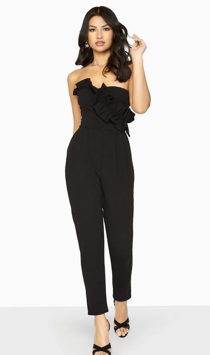 Actual product image Girls On Film Halcyon bandeau jumpsuit with frills (38)