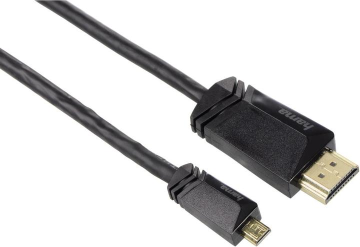 Actual product image Hama micro HDMI (Typ D) — HDMI (Typ A) (1.50 m)