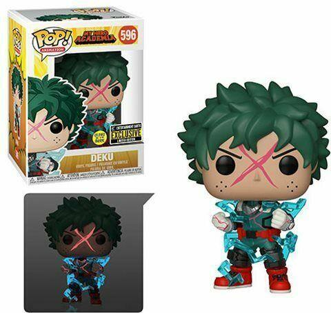 Actual product image Funko POP! My Hero Academia Deku (Full Cowl) Exclusive Phosphorescente