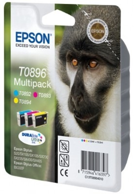 Produktbild Epson T0895 DuraBrite Ultra Multipack (M, BK, Y, C)