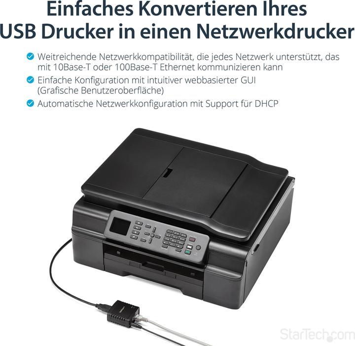 Immagine prodotto StarTech Rete USB Lpr Server Di Stampa Lpr